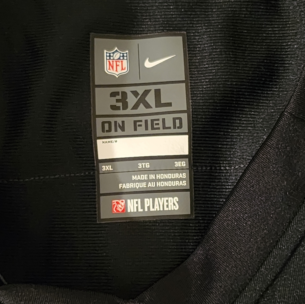Las Vegas Raiders Abram Jersey- XXXL NWOT - Picture 6 of 10